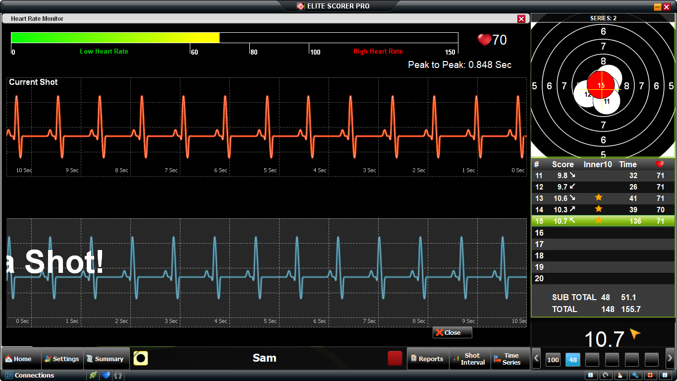 Heart Rate Shooting